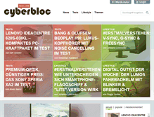 Tablet Screenshot of cyberbloc.de